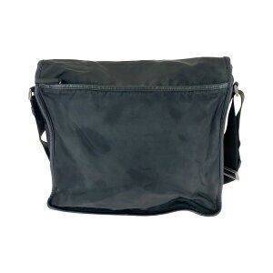 Prada Nylon Tessuto Plate Logo Messenger Triangle Shoulder Bag